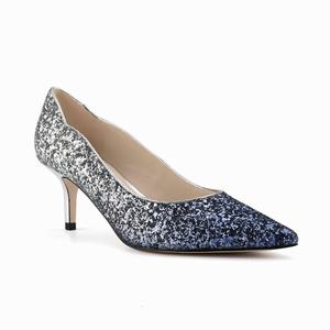 Nine West Abaline Pointy Toe Pumps - Silver/Blue - Ireland (RJ0173926)